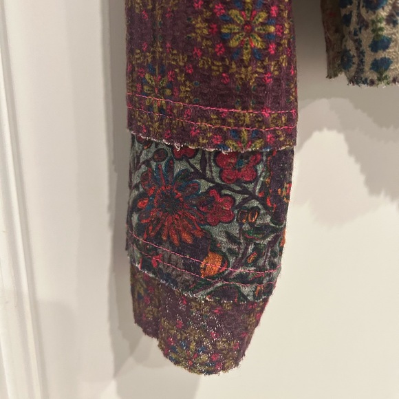 Natural Life Colorful Patchwork Long Sleeve Top - Picture 3 of 9